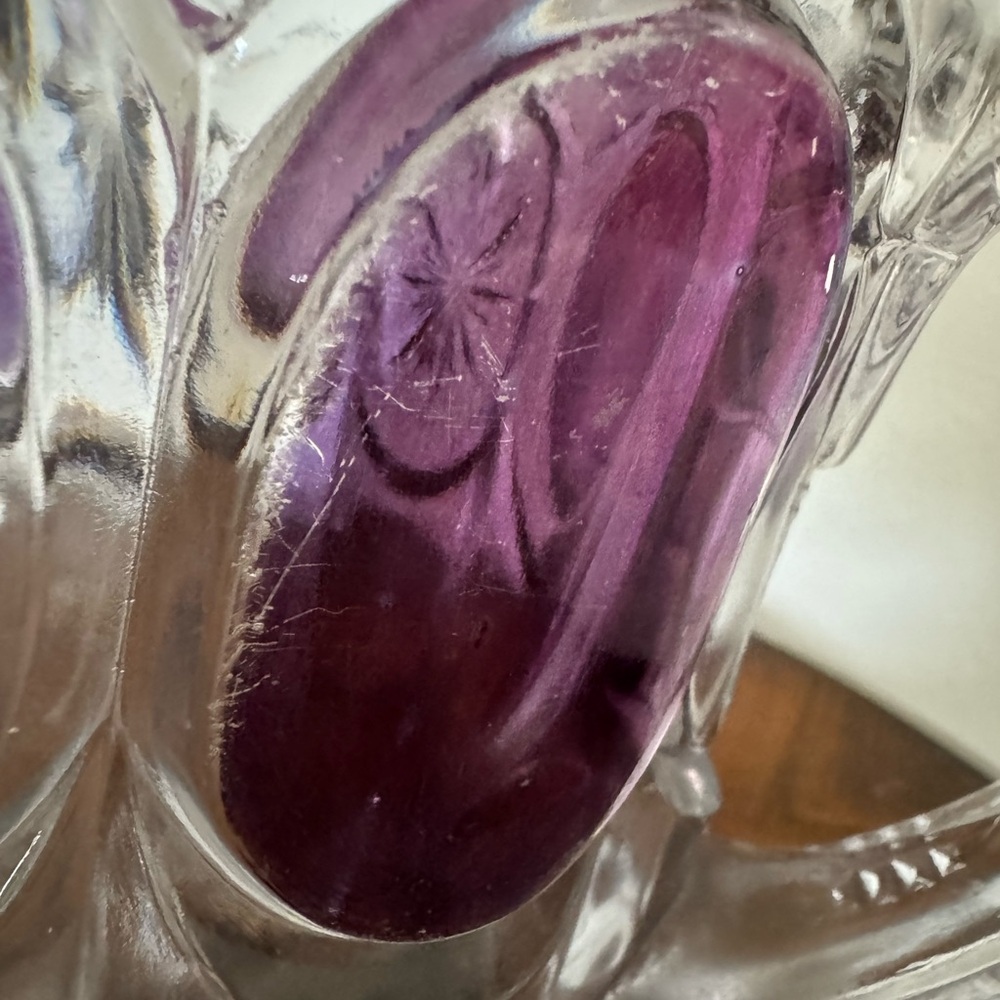 Antique Pitcher by: US Glass Co. EPAG 15155 pattern Nobby Bull’s Eye, Cromwell - Picture 13 of 13